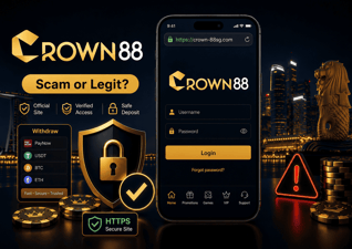 Is Crown88 a Scam or Legit? (What Players Should Check First)