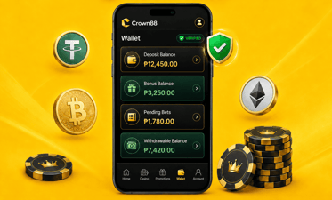 crown88 wallet user interface