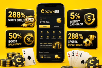All Crown88 bonuses available