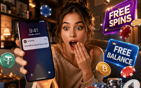 crown88 no deposit bonus code notification on mobile