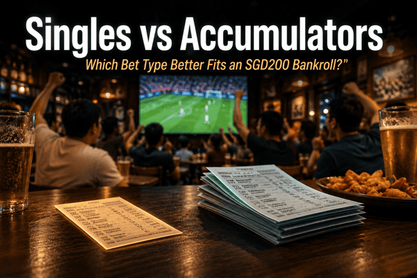 singles vs accumulators in sports betting for SGD200