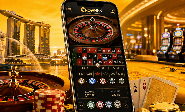 Singapore online casino play guide on crown88 sg mobile