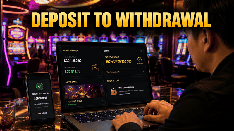 Online casino Singapore play flow explained