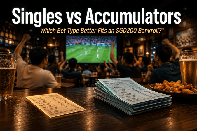 singles vs accumulators in sports betting for SGD200